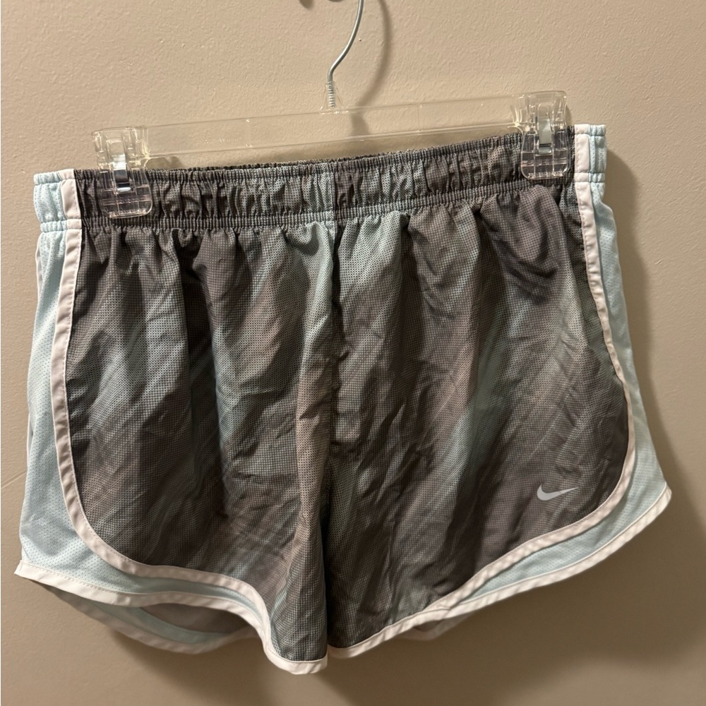Nike Gray Athletic Shorts with Elastic Waistband